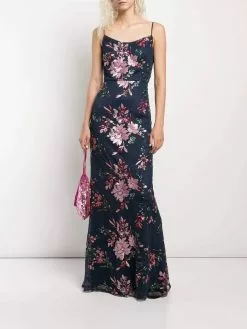 Marchesa Bridesmaids Amalfi Printed Gown - Multi