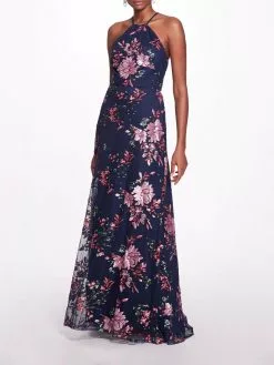 Marchesa Bridesmaids Varenna Printed Gown