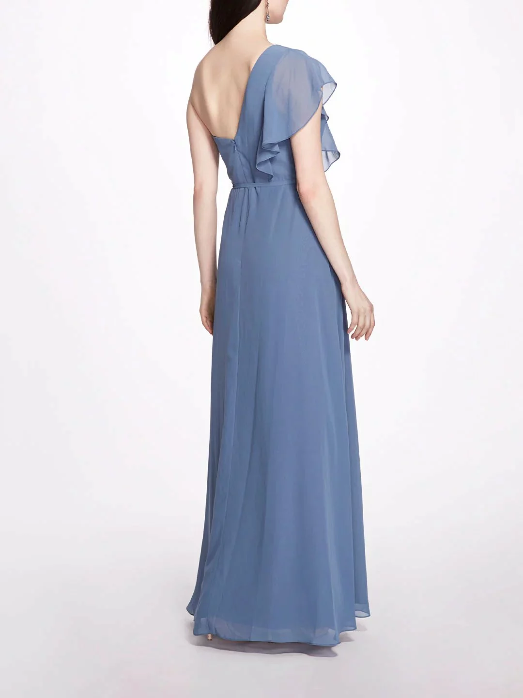 Marchesa Bridesmaids Cosenza Gown - Slate Blue 5 Marchesa Bridesmaids Cosenza Gown - Slate Blue - Image 3