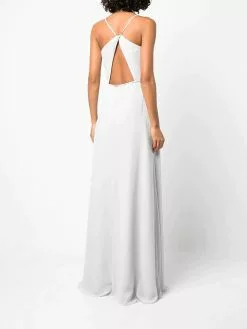 Marchesa Bridesmaids Sessa Gown - Dove Grey -Deals Marchesa Store M00193461163404 2292017867