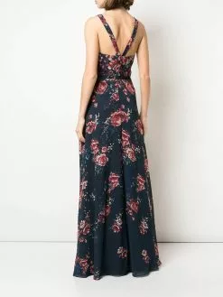 Marchesa Bridesmaids Aprilia Printed Dress - Jewel Midnight -Deals Marchesa Store M00193461165163 3374606089