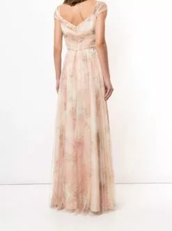 Marchesa Bridesmaids Florence Printed Gown -Deals Marchesa Store M00193461166740 2699526845