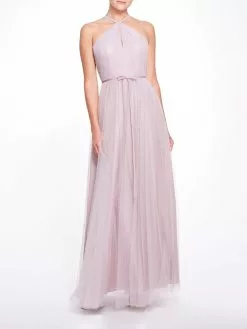 Marchesa Bridesmaids Ne Gown - Rose Gray