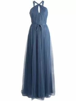Marchesa Bridesmaids Ne Gown- Slate Blue -Deals Marchesa Store M00193461184164 2233288928