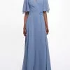 Marchesa Bridesmaids Rome Gown - Slate Blue -Deals Marchesa Store M00193461186892 4027643384