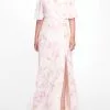 Marchesa Bridesmaids Rome Printed Gown - Blush -Deals Marchesa Store M00193461187202 3258154396