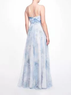 Marchesa Bridesmaids Tuscany Printed Gown -Deals Marchesa Store M00193461196341 3325454550