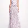 Marchesa Bridesmaids Capri Printed Gown