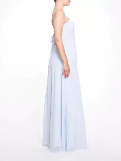 Marchesa Bridesmaids Verona Gown - Ice Blue -Deals Marchesa Store M00193461204329 1806061626