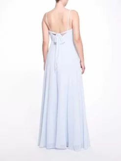 Marchesa Bridesmaids Verona Gown - Ice Blue -Deals Marchesa Store M00193461204329 212414790