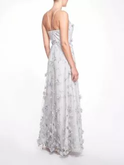Marchesa Bridesmaids Jacquelene Dress - Dove Grey -Deals Marchesa Store M00193461231950 3287373447