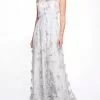 Marchesa Bridesmaids Jacquelene Dress - Dove Grey -Deals Marchesa Store M00193461231950 3752141172