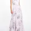 Marchesa Bridesmaids Naples Printed Gown