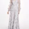 Marchesa Bridesmaids Avellino Gown - Dove Grey -Deals Marchesa Store M00193461255697 1781783983