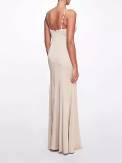 Marchesa Bridesmaids Crema Gown - Champagne -Deals Marchesa Store M00193461258926 861449262