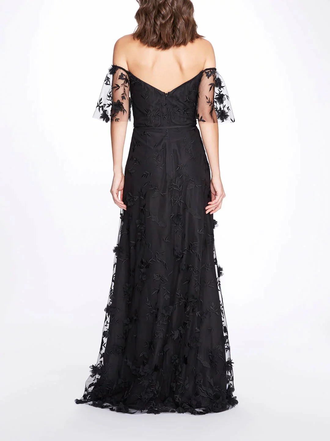 Marchesa Bridesmaids Portici Gown - Black 4 Marchesa Bridesmaids Portici Gown - Black - Image 2
