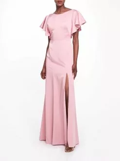 Marchesa Bridesmaids Odena Gown - Rose