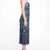 Marchesa Notte Strapless Embroidered Tea Length Gown -Deals Marchesa Store M00193461347255 863198466