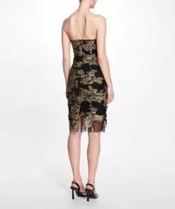 Marchesa Notte Floral Ruched Cocktail Dress -Deals Marchesa Store M00193461393887 1763902835