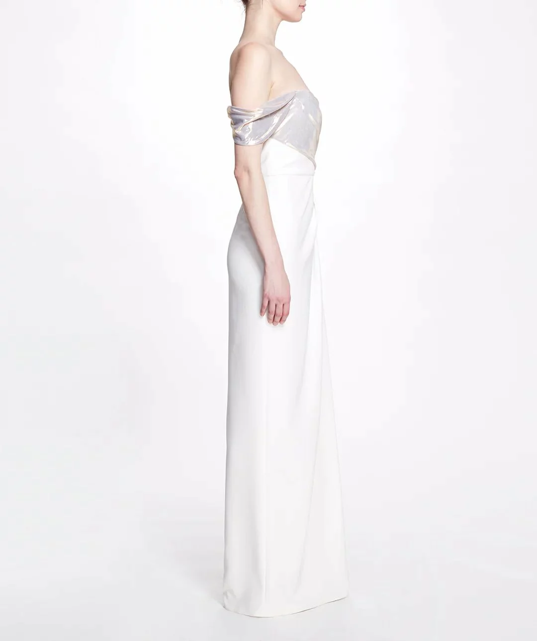 Marchesa Notte Off The Shoulder High Slit Gown 4 Marchesa Notte Off The Shoulder High Slit Gown - Image 2