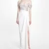 Marchesa Notte Off The Shoulder High Slit Gown -Deals Marchesa Store M00193461394525 2842378585