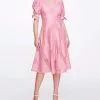 Marchesa Notte Floral Garden Tea Dress - Rose -Deals Marchesa Store M00193461405054 383566643