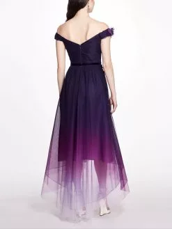 Marchesa Notte Ombre Tulle Gown - Amethyst 7 Marchesa Notte Ombre Tulle Gown - Amethyst -Deals Marchesa Store M00193461433644 1258577599