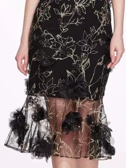 Marchesa Notte Strappy Cocktail Dress - Black -Deals Marchesa Store M00193461438137 3063794775