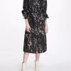 Marchesa Notte Ambetta Dress - Black Multi -Deals Marchesa Store M00193461442080 1995894601