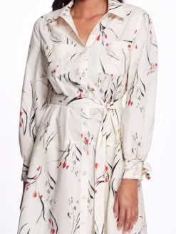 Marchesa Notte Ambetta Dress - Ivory Multi -Deals Marchesa Store M00193461442189 198807761