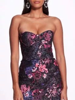 Marchesa Notte Bodycon Mini Dress - Black -Deals Marchesa Store M00193461448532 3745870982