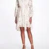 Marchesa Notte Abelia Dress - Cream