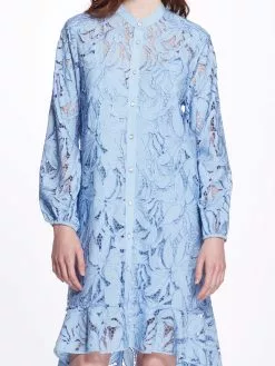 Marchesa Notte Abelia Dress - Sky Blue -Deals Marchesa Store M00193461449652 85811551