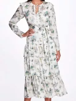 Marchesa Notte Amber Dress - Teal Multi 9 Marchesa Notte Amber Dress - Teal Multi -Deals Marchesa Store M00193461449881 100019049