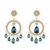 Marchesa Notte Blue Orbital Chandelier Earring -Deals Marchesa Store M00642447541151 1190119934