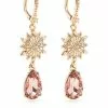 Marchesa Notte Pink Starburst Drop Earring -Deals Marchesa Store M00642447541182 2949648666