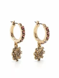 Marchesa Notte Gold Hoop Drop Earring