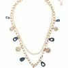 Marchesa Notte Blue Layered Necklace 1 Marchesa Notte Blue Layered Necklace -Deals Marchesa Store M00642447541250 210730885