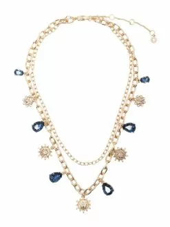Marchesa Notte Blue Layered Necklace