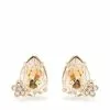 Marchesa Notte Pear Stone Stud Earrings