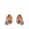 Marchesa Notte Rose Pear Stone Stud Earrings -Deals Marchesa Store M00642447541410 2035369056