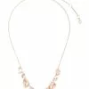 Marchesa Notte Rose Gold Stone Necklace -Deals Marchesa Store M00642447541458 3889557543